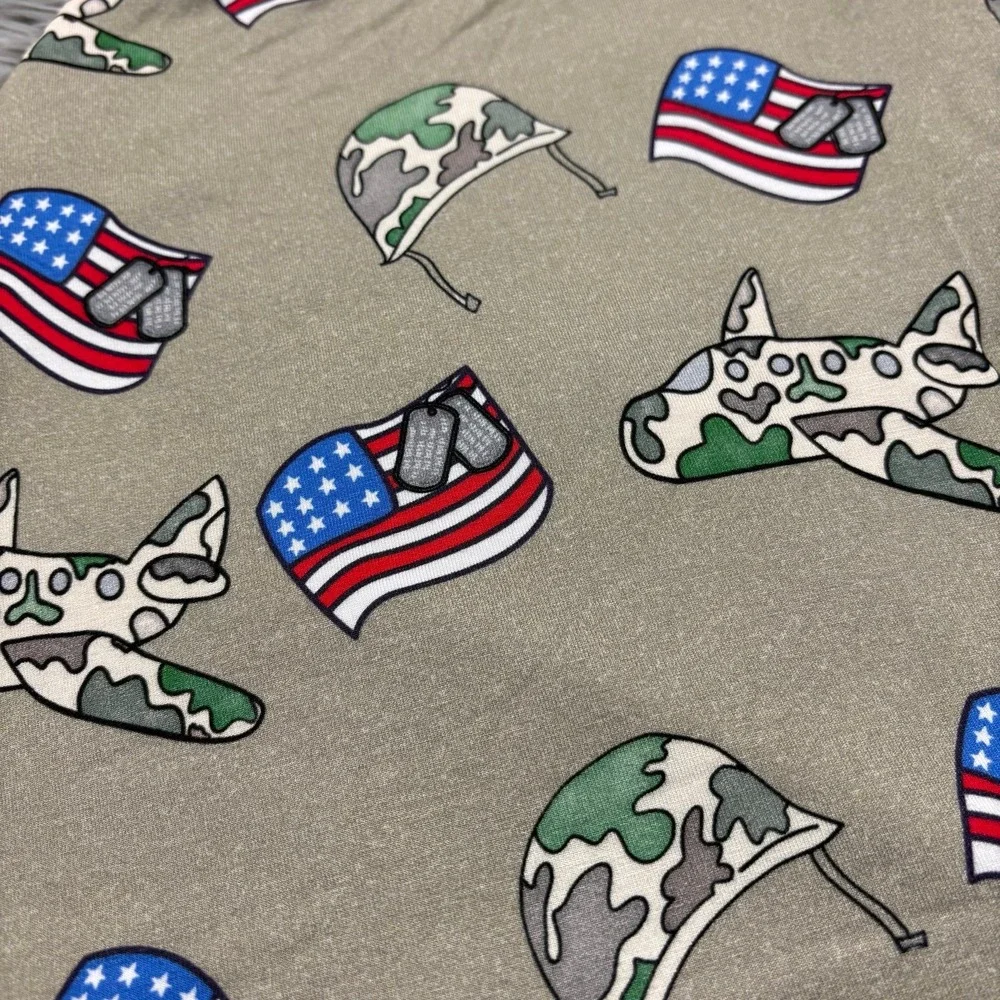 Miller & Co Bamboo Swaddle Blanket Military Print NEW